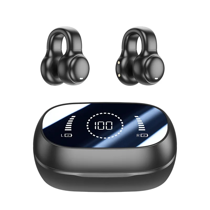 Open Ear Clip Wireless Earbuds With Bluetooth HiFi Stereo Sports Headphones 5