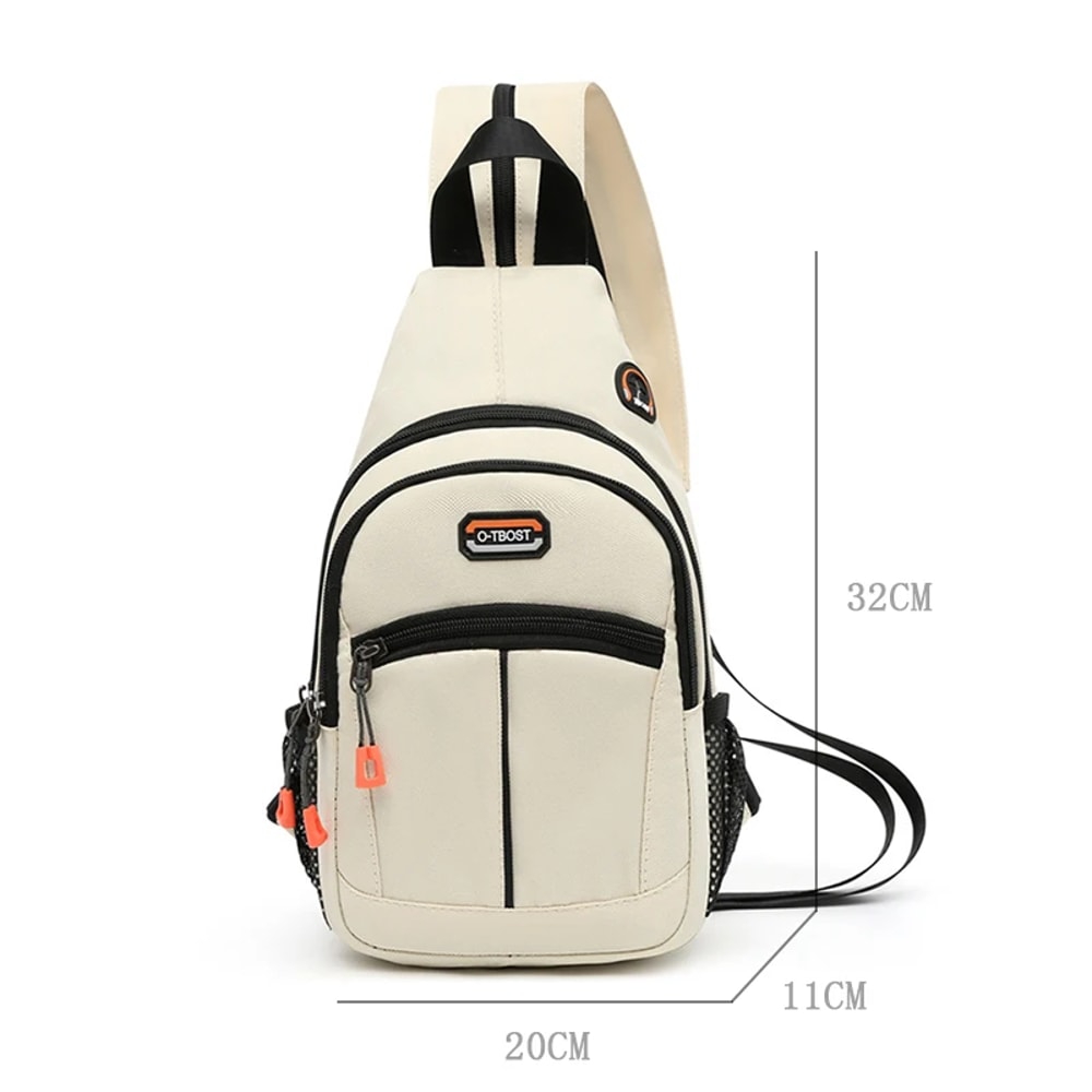 UrbanFlex Sling Chest Bag Anti Theft Crossbody Backpack For Travel Cycling And Daily Use 1