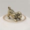 Solid Brass Lucky Puppy Figurine Mini Dog Statue For Desk Decor Feng Shui Ornament 4