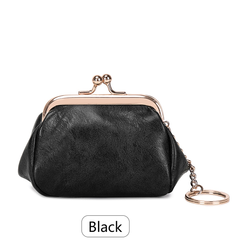 Retro Mini Lock Clip Coin Purse Cute Key Holder Wallet For Women And Girls 7
