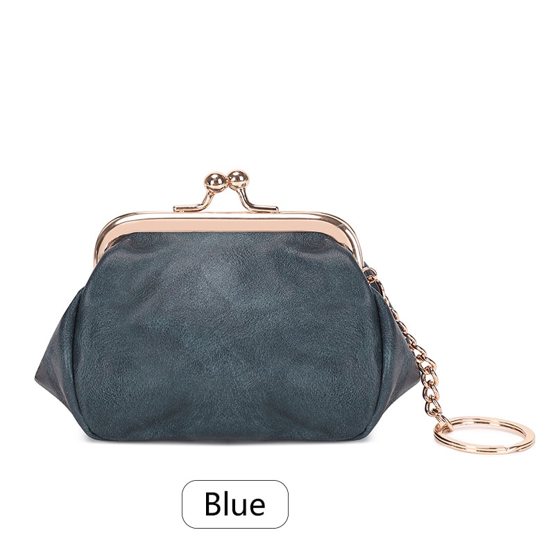 Retro Mini Lock Clip Coin Purse Cute Key Holder Wallet For Women And Girls 9