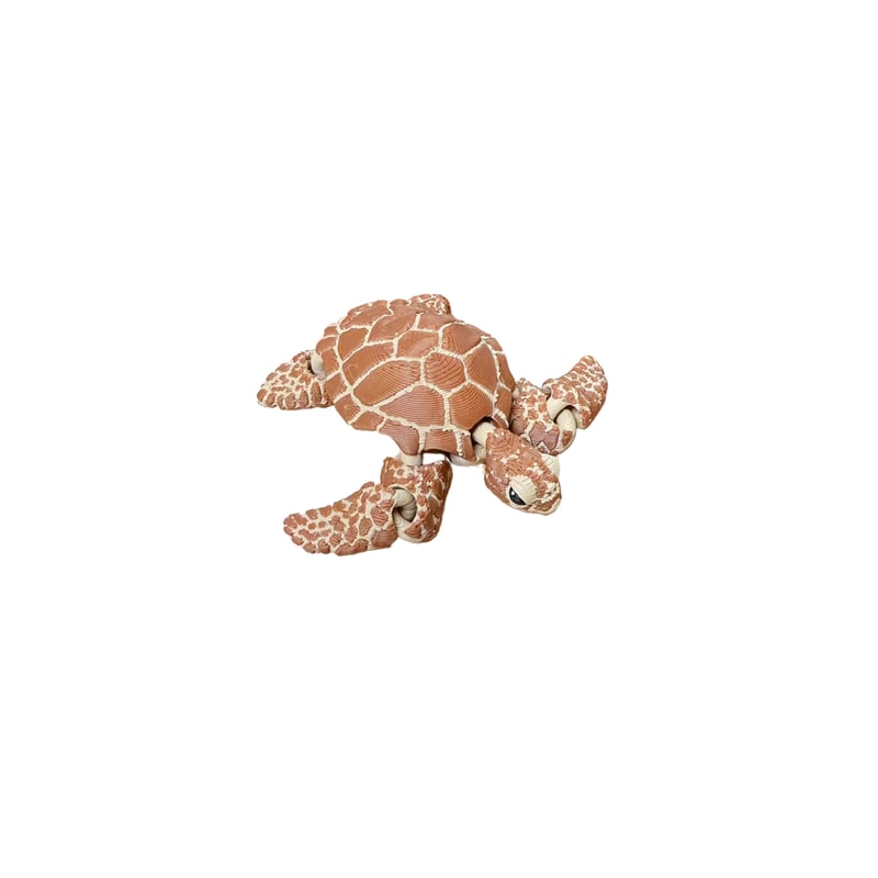 Articulated Turtle Figurine Flexible Desk Toy Aquarium Decor Gift 5