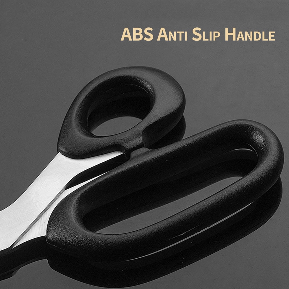 Korean Style Stainless Steel Kitchen Shears Heavy Duty Meat BBQ Cutting Scissors 2