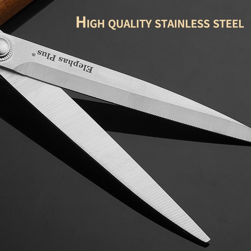 Korean Style Stainless Steel Kitchen Shears Heavy Duty Meat BBQ Cutting Scissors 3