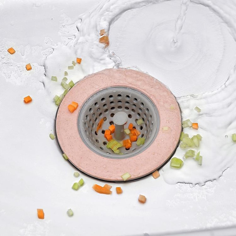 Universal Silicone Sink Drain Hair Catcher Stopper For Bathroom And Kitchen 2