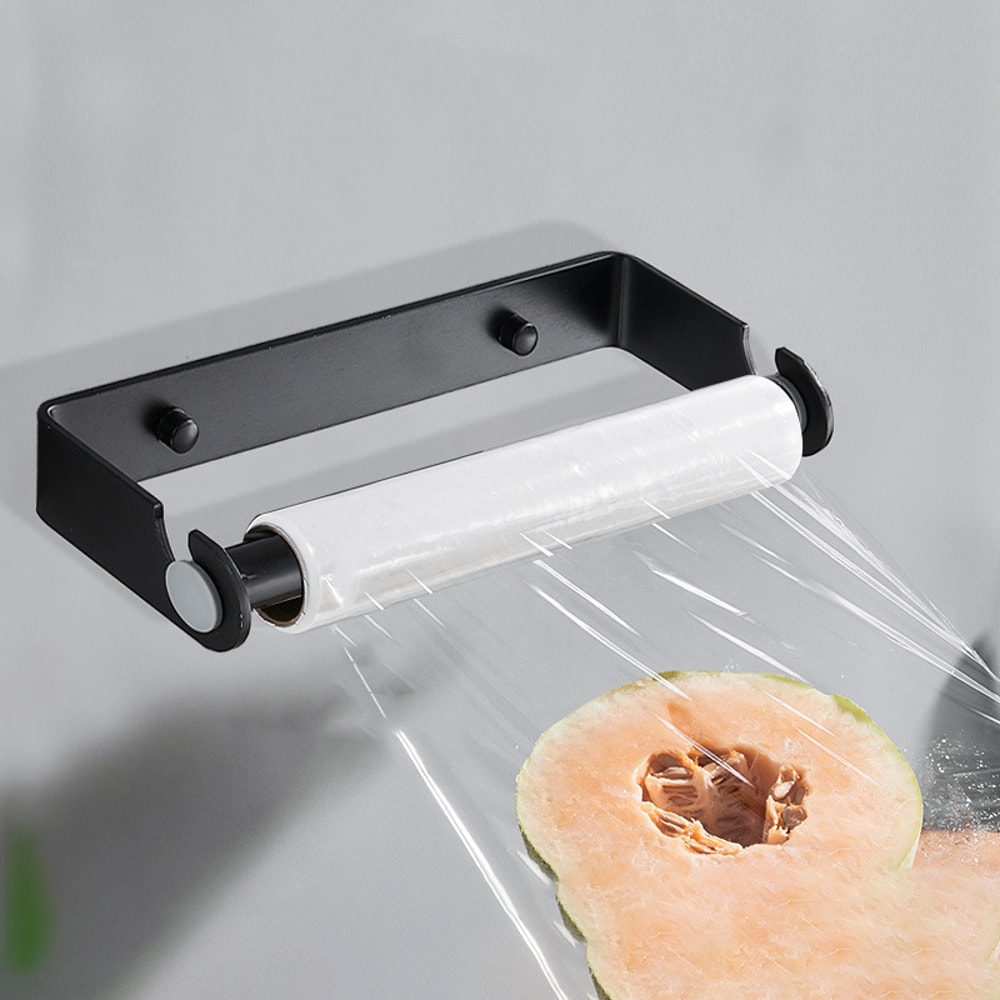 Stainless Steel Wall Mounted Paper Towel Holder Self Adhesive Kitchen Roll Organizer 3
