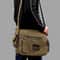 Vintage Canvas Crossbody Messenger Bag For Men Travel Shoulder Satchel 1