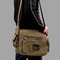 Vintage Canvas Crossbody Messenger Bag For Men Travel Shoulder Satchel 1