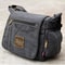 Vintage Canvas Crossbody Messenger Bag For Men Travel Shoulder Satchel 4