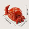 Charming Crab Ceramic Ashtray With Lid Decorative Novelty Desk Accent 1