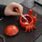 Charming Crab Ceramic Ashtray With Lid Decorative Novelty Desk Accent 3