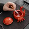 Charming Crab Ceramic Ashtray With Lid Decorative Novelty Desk Accent 3