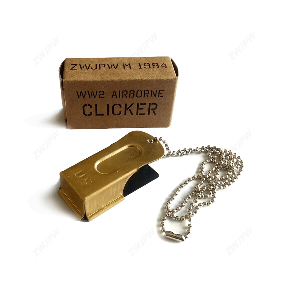 Paratrooper Cricket Clicker Replica D-Day Airborne Signal Clicker for Collectors & Reenactors
