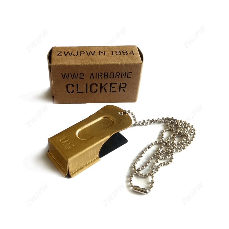 Paratrooper Cricket Clicker Replica D-Day Airborne Signal Clicker for Collectors & Reenactors