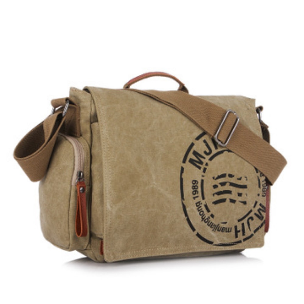 UrbanEdge Men Canvas Messenger Bag Business Travel Crossbody Shoulder Bag 1