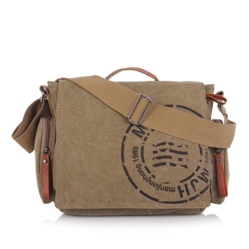 UrbanEdge Men Canvas Messenger Bag Business Travel Crossbody Shoulder Bag 6