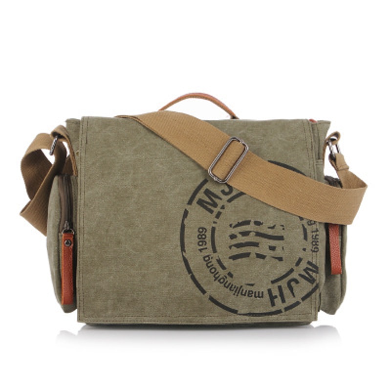UrbanEdge Men Canvas Messenger Bag Business Travel Crossbody Shoulder Bag 7