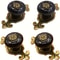 Vintage Ceramic Cabinet Knobs with Zinc Base Decorative Drawer and Wardrobe Handles