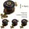 Vintage Ceramic Cabinet Knobs with Zinc Base Decorative Drawer and Wardrobe Handles