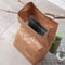 Reusable Insulated Kraft Paper Lunch Bag with Thermal Lining
