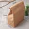 Reusable Insulated Kraft Paper Lunch Bag with Thermal Lining