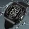 Mens Waterproof Digital Sports Watch With Chronograph Silicone Band 3