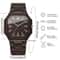 Mens Square Dial Quartz Sports Watch With Calendar Durable Casual Wristwatch 3