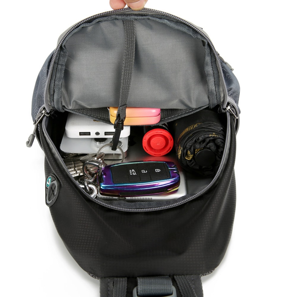 Compact Crossbody Chest Bag Sling Backpack For Travel Hiking And Cycling 4