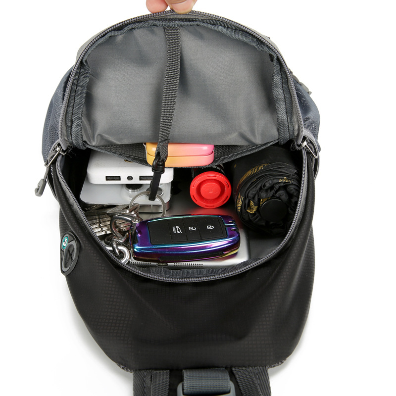 Compact Crossbody Chest Bag Sling Backpack For Travel Hiking And Cycling 4