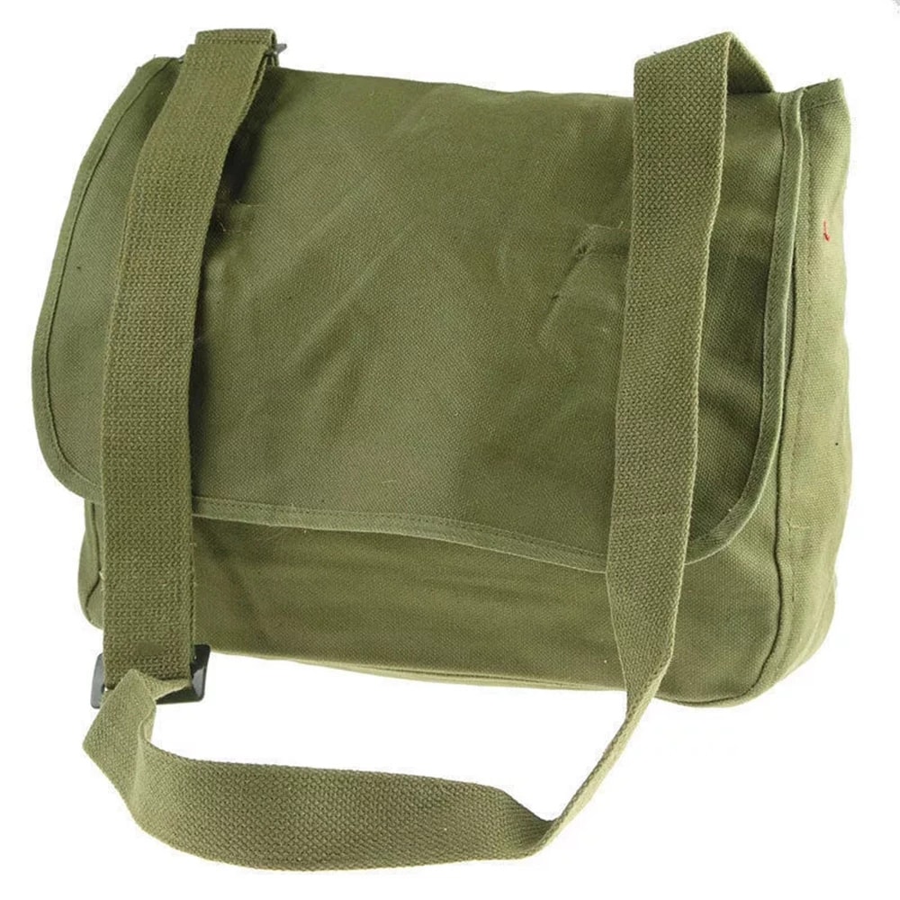 Vintage Canvas Military Messenger Bag Retro Army Satchel Shoulder Pack