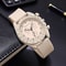 Stylish Silicone Band Women Sports Watch With Quartz Movement Three Dial Design 1