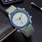 Stylish Silicone Band Women Sports Watch With Quartz Movement Three Dial Design 4