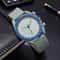 Stylish Silicone Band Women Sports Watch With Quartz Movement Three Dial Design 0