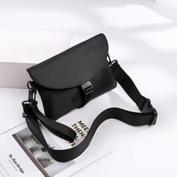 mens nylon crossbody chest pack lightweight running & cycling sling bag