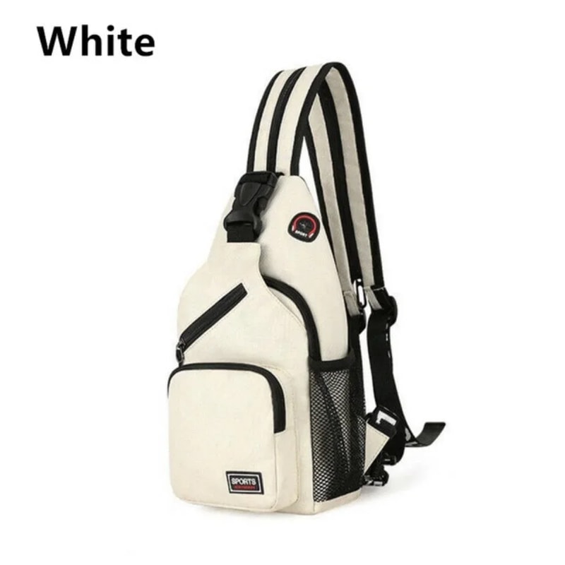 UrbanFlex Anti Theft Chest Bag Backpack For Men Women With Headphone Port 8