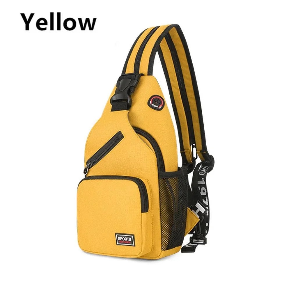 UrbanFlex Anti Theft Chest Bag Backpack For Men Women With Headphone Port 9