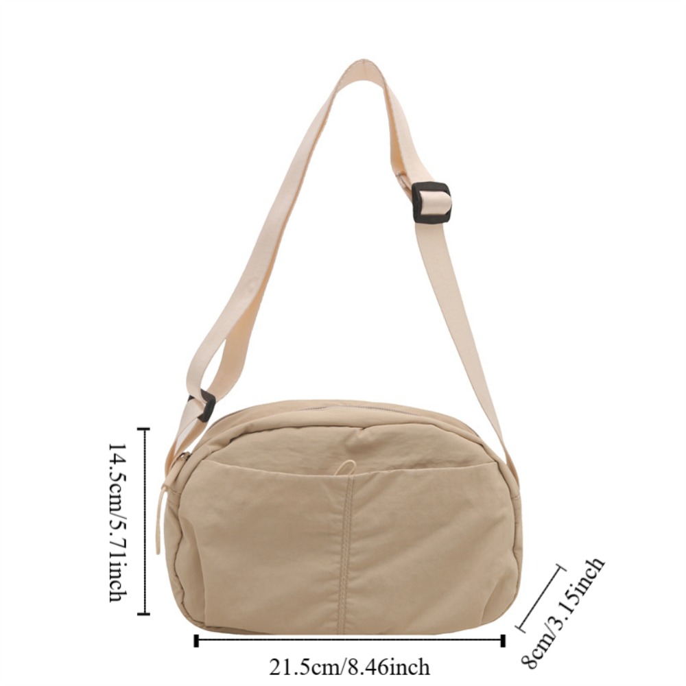 UrbanLite Crossbody Sling Bag Large Capacity Nylon Messenger Waist Pack