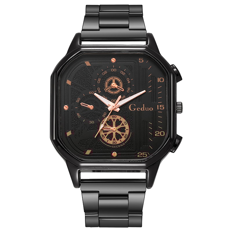 Elegant Eye Dial Men's Quartz Wristwatch Luxury Fashion Watch