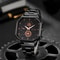 Elegant Eye Dial Men's Quartz Wristwatch Luxury Fashion Watch