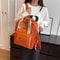 Floral Nylon Women Backpack Large Capacity Multi Pocket Travel School Bag 0