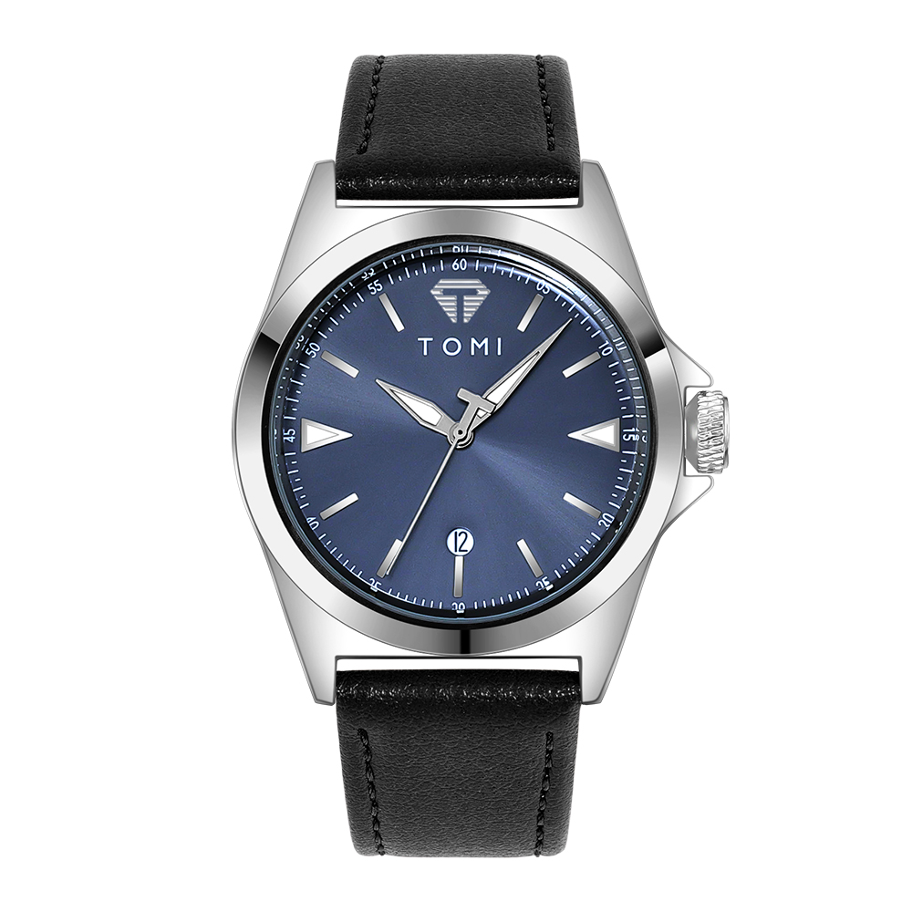 TOMI Minimalist Quartz Mens Watch Classic Business Casual Watch Elegant Round Dial 7