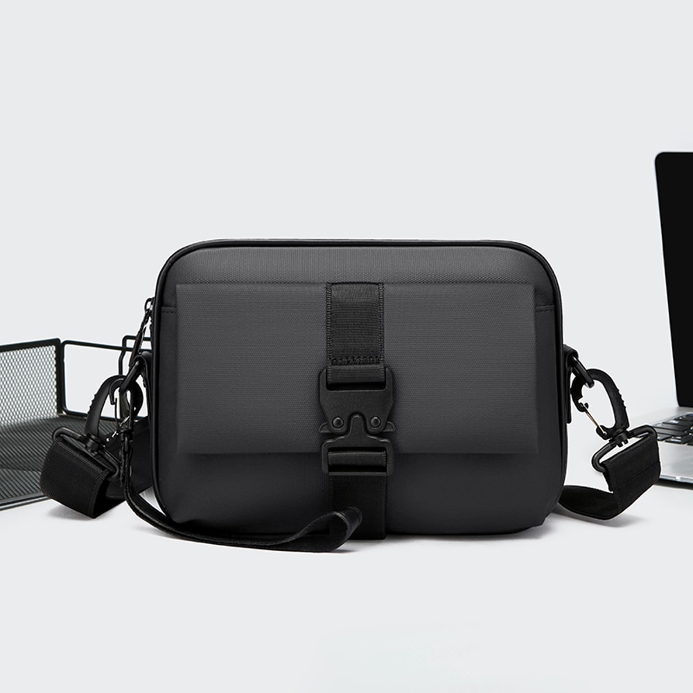 High Quality Mens Mini Shoulder Bag Soft PU Phone Clutch Crossbody 2