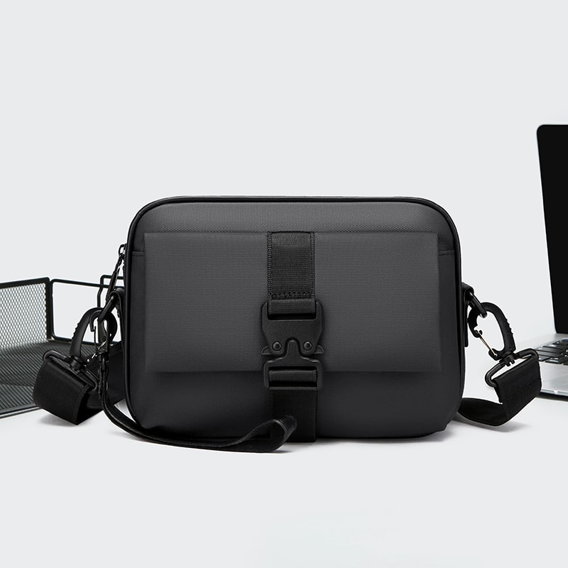 High Quality Mens Mini Shoulder Bag Soft PU Phone Clutch Crossbody 2