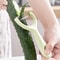 Stainless Steel Vegetable Peeler with Ergonomic Handle for Fruits and Potatoes