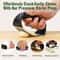Stainless Steel Garlic Press Rocker Easy Garlic Mincer Tool With Peeler Brush 1