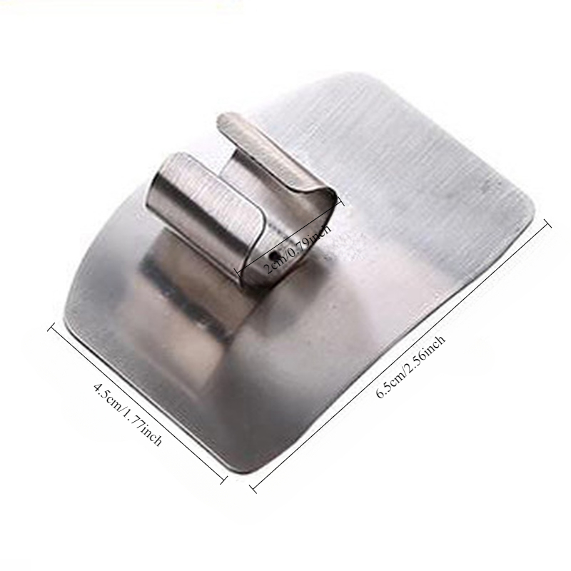 Stainless Steel Finger Protector For Cutting Safe Kitchen Finger Guard Tool 2