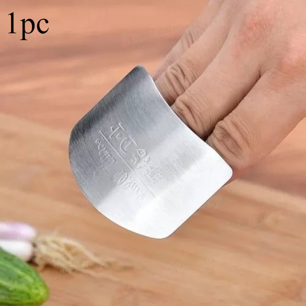 Stainless Steel Finger Protector For Cutting Safe Kitchen Finger Guard Tool 6