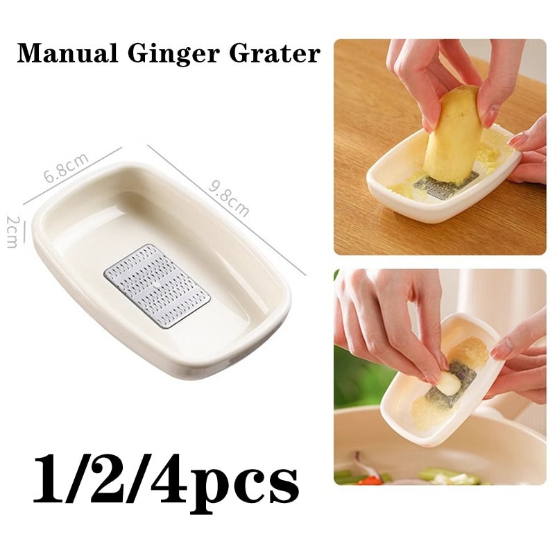 Manual Garlic Ginger Crusher Multi Function Vegetable Grater and Fruit Presser Tool