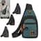 UrbanFlex Mens Chest Bag Lightweight Crossbody Sling for Travel and Daily Carry