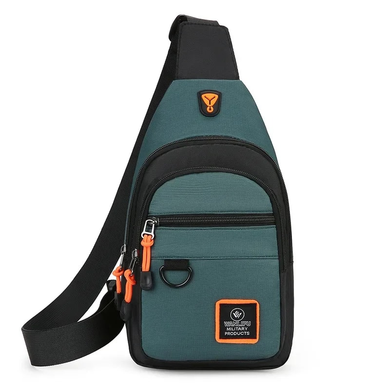 UrbanFlex Mens Chest Bag Lightweight Crossbody Sling for Travel and Daily Carry